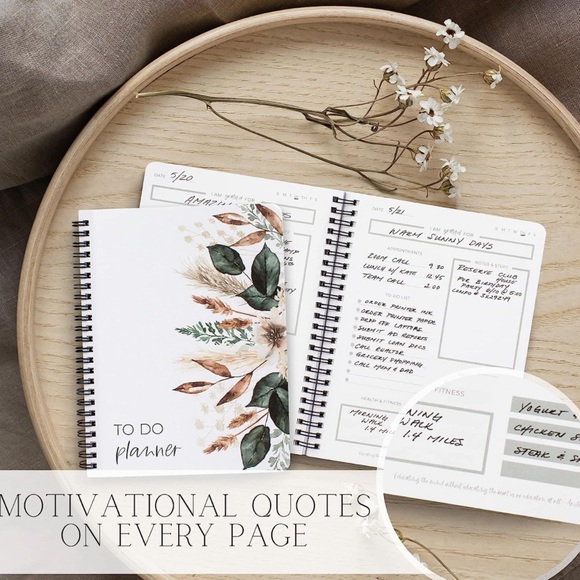 Simplified To Do List Planner Notebook NWT - Picture 2 of 3